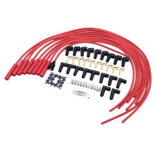 4041R Juego de Cables de BujíA Juego de Cables Universales de NúCleo en Espiral de Cobre SúPer EstáNdar de 8 Mm Rojo