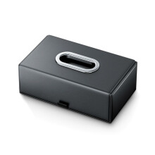 Car Tissue Box Holder Leather Car Center Console Armrest Napkin Box Sun Visor Backseat Tissue Case with Fix Strap
