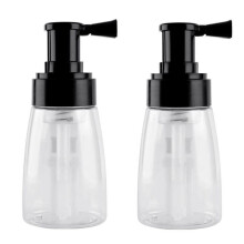 Svart 180 Ml Frisörsalong Frisörsprutflaska Bärbar Pulverflaska Pulverdispenser Plastsprutflaska
