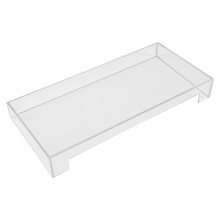 Capa Protetora Contra Poeira do Teclado Transparente Forte Capa de Teclado de AcríLico FáCil de Limpar Teclado de Mesa 375X150X48 MM