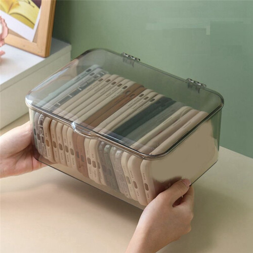 Makeup Face Mask Organizer Dust-Proof Large Capacity Desktop Storage Designed to Store Moisturizing Facemasks-A 2