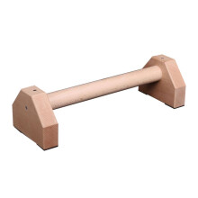 Push- Stand Wood Pushup Bars Non-Slip Base Exercise Home Workout Equipment Handle Stands for Strength Training 40CM