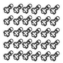 30Pcs Camping Awning Guy Awning Cord Rope Tensioner Backpack Equipment Accessories