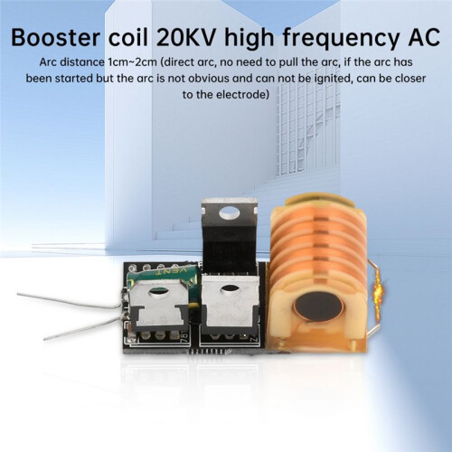 12-24V to 1KV-20KV 50W High Frequency AC High Voltage Generator ...