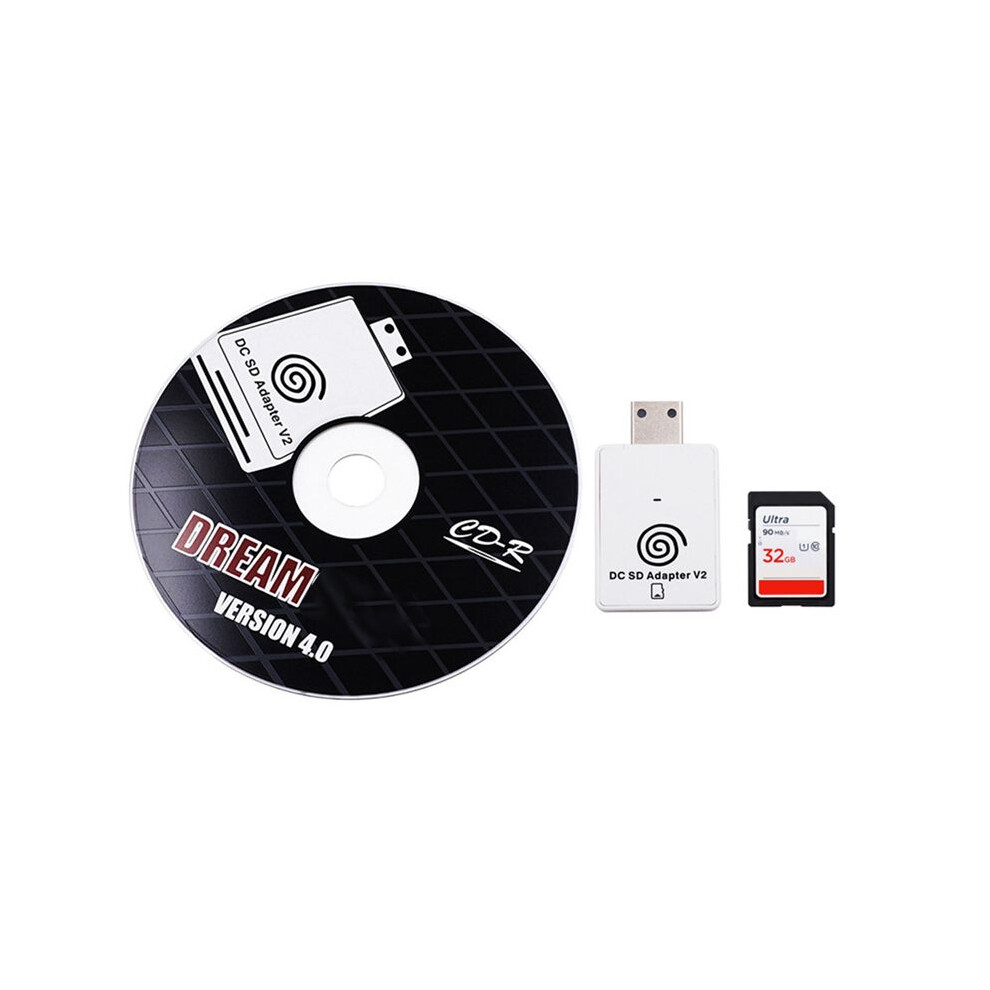 For Card Reader+32Gb Card For Dreamcast Dreamshell V4.0 Tf Card Game Player Adapter With Dreamshell Boot Loader 6033141616360