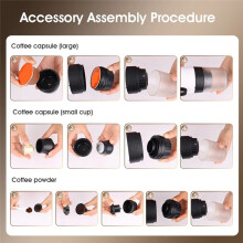 3 in 1 Wireless Electric Portable Espresso Coffee Machine for Car & Home Camping Travel Capsule Coffee Maker White