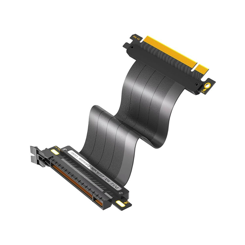 Pcie 4.0 Extension Cable, 16X Shielded High Speed Gpu Riser Cable With Pci Express Port Gpu Extension Card, 20Cm 180 4711242762927