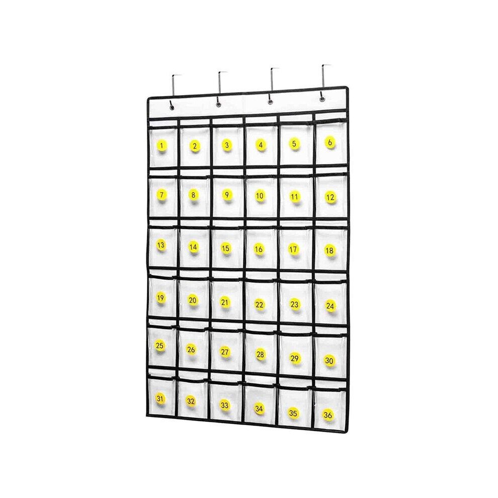 Photos - Calculator Zandona Cell Phone Pocket Diagram, Classroom Organizer  Holder Door Hanging Jewelry Storage Box - 36 Clear Pockets 