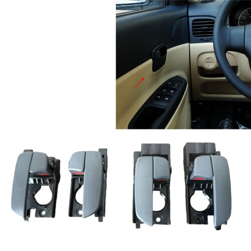 Car Inner Door Handle Assembly 82610-1E000 82620-1E000 for  Accent 2006-2011 Car Inner Pull Handle 2