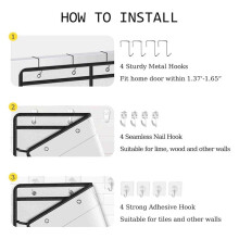 Diagrama de Bolsillo para Teléfono Celular, Organizador de Aula, Calculadora, Caja de Almacenamiento de Joyas para Colgar en la Puerta, 36 Bolsillos