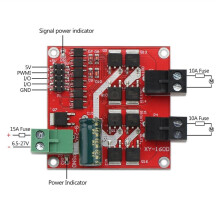 7A 160W Motorantriebsmodul 12V 24V Zweikanal--Motortreibermodul H-BrüCke L298 Logik-PWM-Antriebssteuerungs-Optokoppler