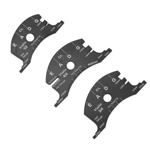 4/4 3/4 1/2 Violin Bridges Multifunctional Mold Template Instrument Making Code Template Fingerboard Scraper Making Tool 2