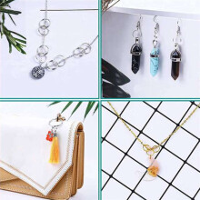 690Pcs DIY Split Ring Pliers Double Closed Jump Rings Jump-Loops Opener for Jewelry Necklaces and Bracelets