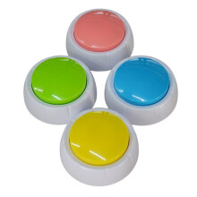 Squeeze Sound Box Music Box Recordable Voice Sound Button Party Supplies Communication Button Buzzer Sounding Box Yellow