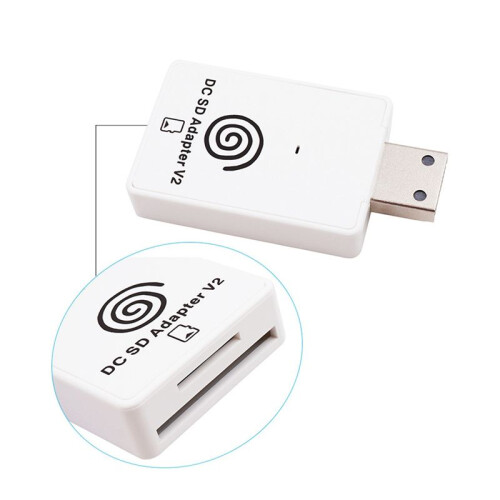 For  Card Reader+32GB Card for  Dreamcast Dreamshell V4.0 TF Card Game Player Adapter with DreamShell Boot Loader 2