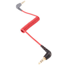 Replacement 3.5mm TRS to 3.5mm TRRS Adapter Cable for Sc7 By VIDEOMIC GO Video Micro-type Mics