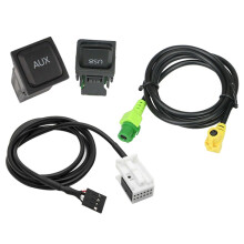 Câble de Commutateur AUX USB de Voiture Adaptateur Audio USB RCD510 RNS315 Pour- B6 B7  5 MK5  6 MK6  5 MK5 CC