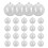 24 Balls/Batch DIY 80mm Christmas Tree Hanging  Transparent  Transparent Plastic Filled  Ornament 1