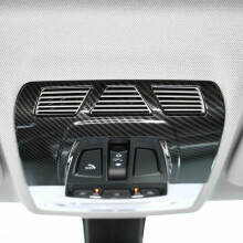 Carbon Fiber Front Reading Light Panel Cover Trim Decoration Cover For- 1/2/3 Series F20 F45 F30 F34 X5 F15 X6 F16