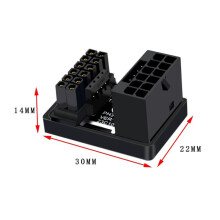 ATX3.0 16Pin Male to 16Pin Female Power Supply Adapter PCIe 5.0 12VHPWR 16Pin 12+4Pin Male GPU Power Cable Connector, A