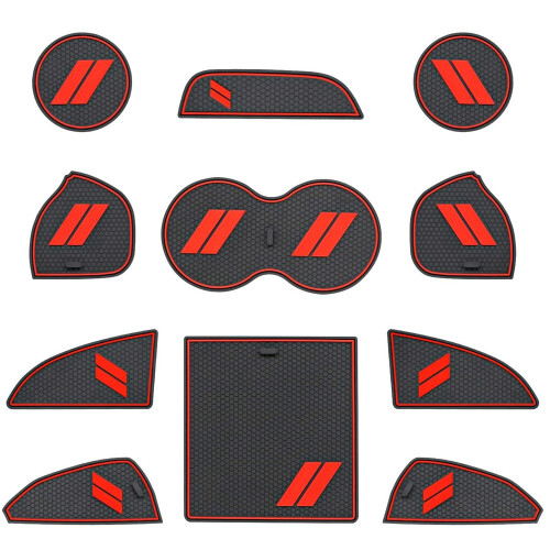 11Pcs/Set Customized Compatible for  Challenger 2015-2020 2021 Cup Door Center Console Liner Interior Accessories