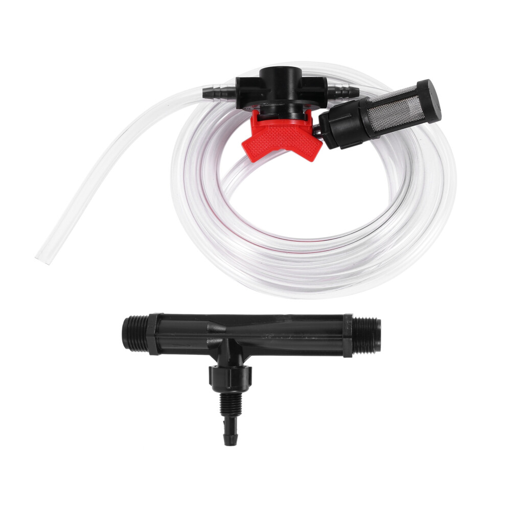 1/2 Garden Irrigation Device Venturi Fertilizer Injector Water Tube Kit 6031549548382