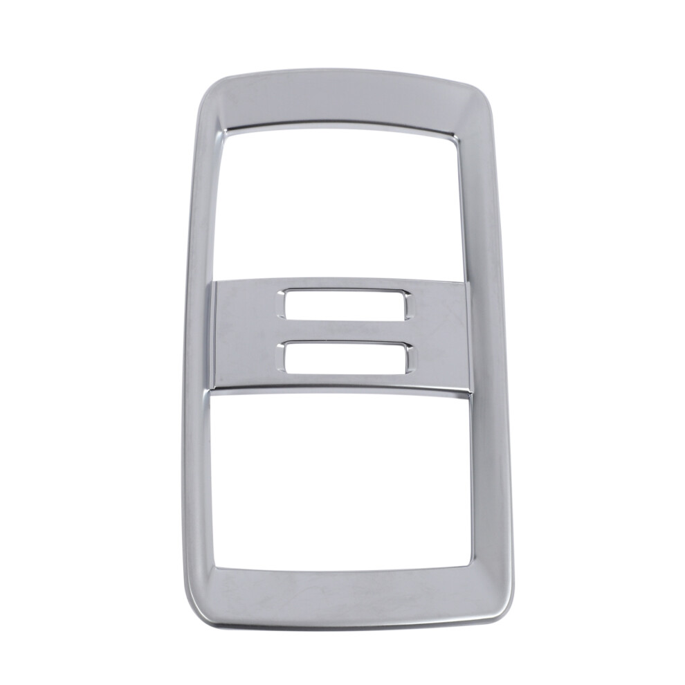 Car Rear Air Conditioning Outlet Frame Trim Sticker For X3 F25 X4 F26 2011-2016 Accessories Silver 4711764401670