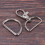 60Pcs Swivel Snap Hooks And D Rings For Lanyard And Sewing Projects (1 inch Inside Width) 4