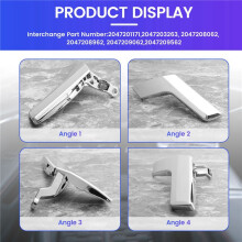 Chrome Car Inner Interior Door Handle Repair Kit For W204 X204 Inner Trim Cover(Right)