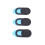 3pcs Plastic Camera Shield Stickers Notebook PC Tablet PC Mobile Anti-Hacker Peeping Protection Privacy Cover black 2