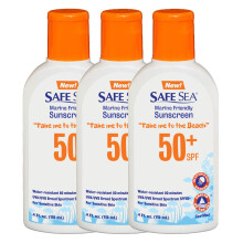 Safe Sea Quallenstich-blockierende Sonnencreme, SPF 50+, 118ml, wasserdicht, biologisch abbaubar, korallenfreundlich