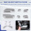 for   C E GL GLA CLS ML Class W212 W218 X166 Silver Chrome  Adjust Button  Cover Trim 6