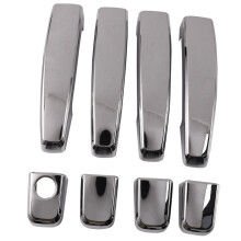 Chrome Door Handle Covers for 10-15 Chevy Equinox/06-11 HHR/08-12 Malibu/09-15 Traverse/07-15 Acadia/10-15 Terrain/07-09 Saturn Aura/07-10 Outlook