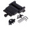 1 Set 6 String Saddle Headless Guitar Bridge Tailpiece Black for Electric Guitar Parts Replacement 1