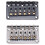 Hardtail Guitar Bridge Body Through for 6 String Electric Parts Silver 9