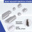 for   C E GL GLA CLS ML Class W212 W218 X166 Silver Chrome  Adjust Button  Cover Trim 2
