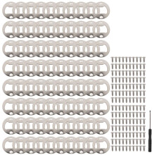 80Set DIY Bottle Opener Insert Kits,Beer Bottle Opener Hardware Parts Accessories for Resin Mold Bottle Opener