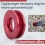ANEL de RECUPERAÇÃO de ALUMÍNIO SNATCH-RING 41000Lb para Cabo de Guincho SintéTico de 3/8 1/2 Polegadas VERMELHO 7