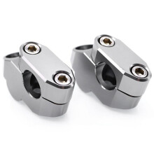 Motorcycle Handlebar Risers Mount Extension Back Moved  for  CBF1000 CBF600 CB1000R NC700S NC750S NC750(Silver)