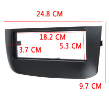 1Din Car Stereo Radio Frame Panel Trim for Facia Punto EVO 2009-2017/ Linea(323) 2012 182x53MM