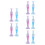 10Pièces Pointillage Vase Transparente Usage DIY 4