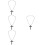 4Pièces Charms Pendants Métal Noir Design Résistant 7