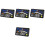 4Pièces Compteur Hud Alarmes Excès Vitesse Noir ABS 5