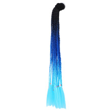2St Exclusief Zwart Helm Vlecht Ponytail Voor Motorhelm Decor