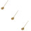 3St Wierookpers Messing Handvat Gouden Kleur 10