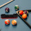 Pooltafelborstel Voor Donkerrood Hout Nylon Accessoire 7
