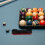 Pooltafelborstel Voor Donkerrood Hout Nylon Accessoire 5
