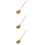 3St Wierookpers Messing Handvat Gouden Kleur 9