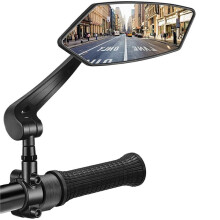 360 Adjustable Bicycle Rear View Mirror,Wide Clear View Bike Handlebar Mirrors,Outdoor Cycling Safety Accessories B