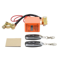 Interruptor de Aislamiento para Automóvil con Control Remoto Inalámbrico de 12 V y 24 V, con Monitoreo de Voltaje Inteligente, Pantalla LED y 2